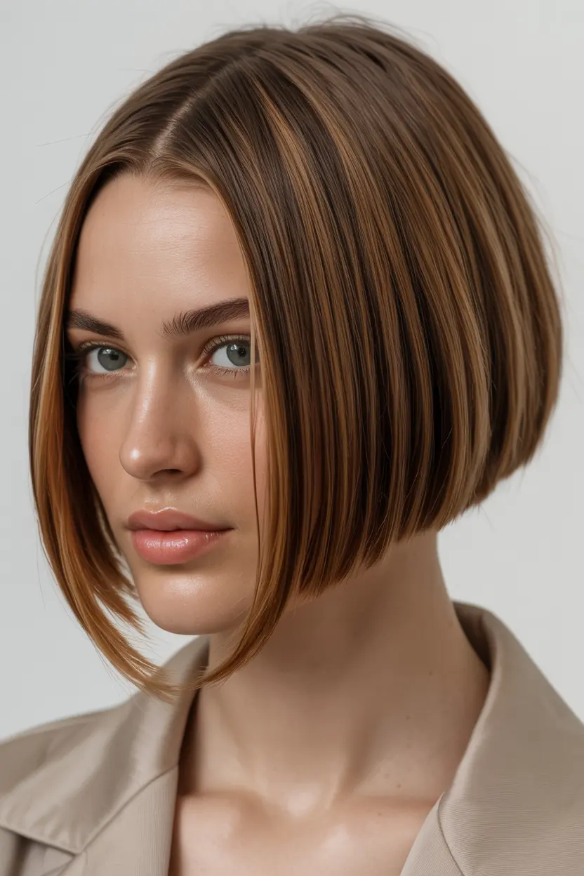 5.straight butterfly haircut