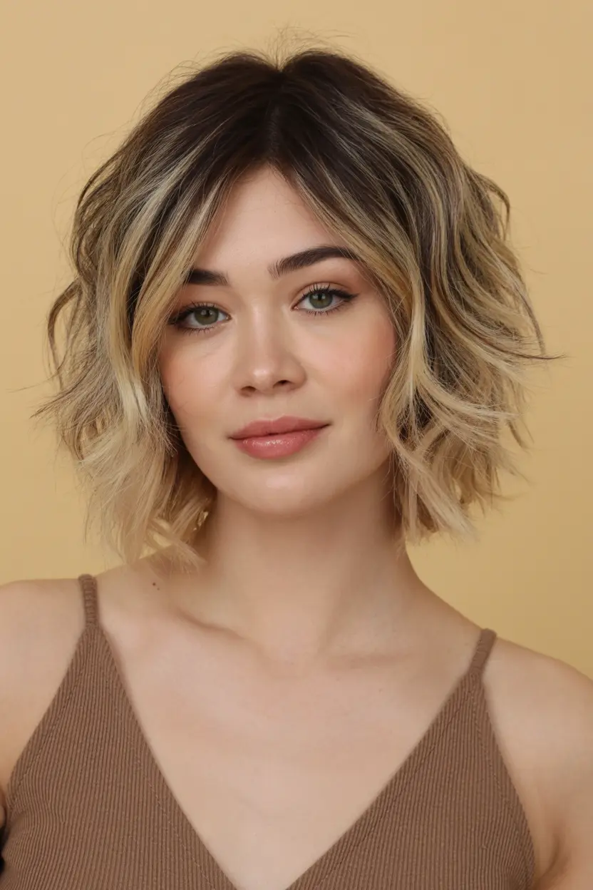 53.choppy angled textured lob