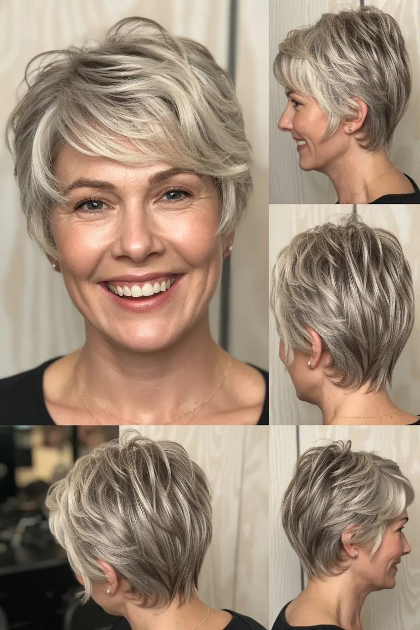 6.hawaiin inspired pixie haircut