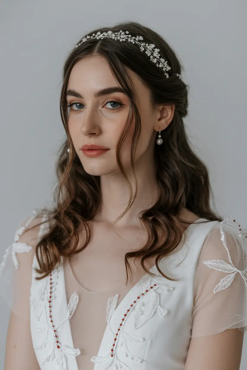 6.natural texture wedding hair