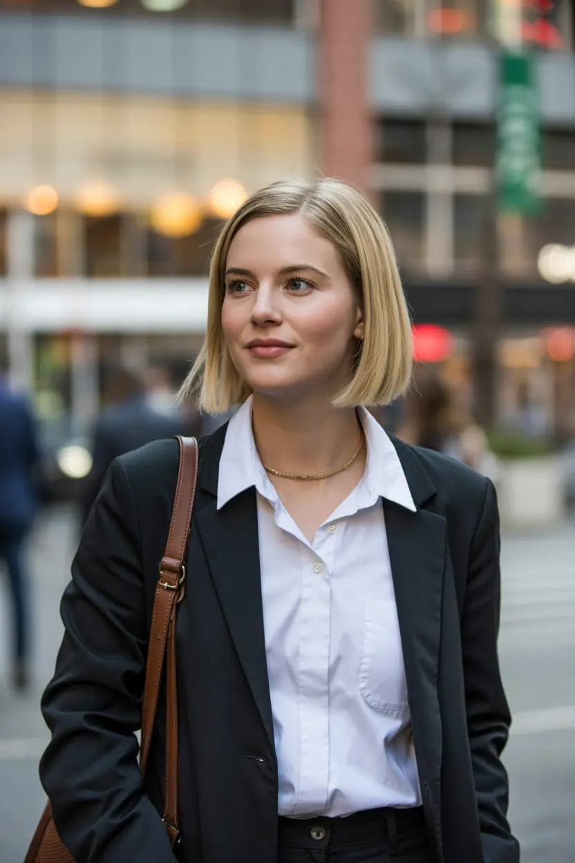 7.professional long inverted bob
