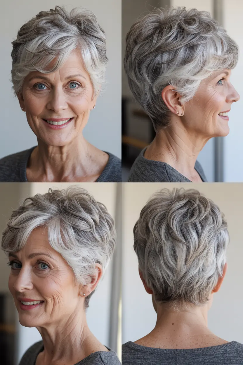 79. feathered silver
