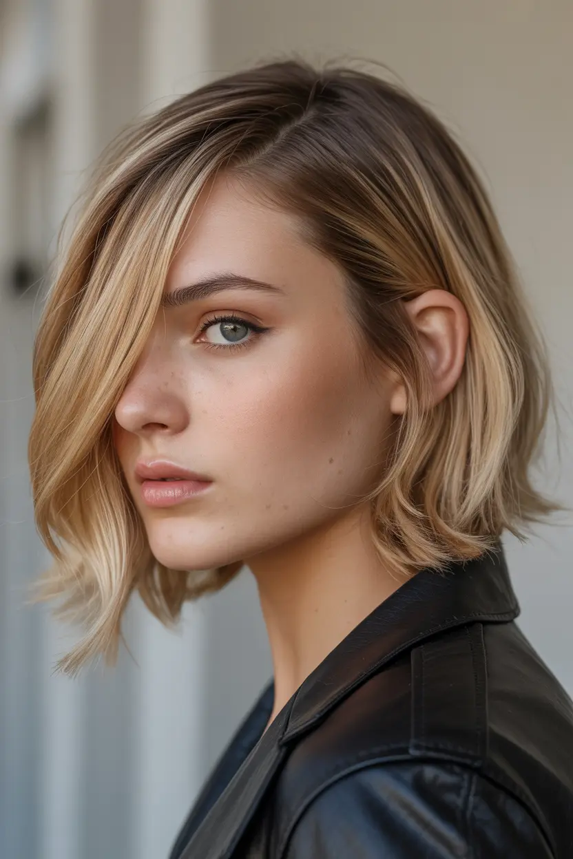 8.side swept haircut for medium length hair