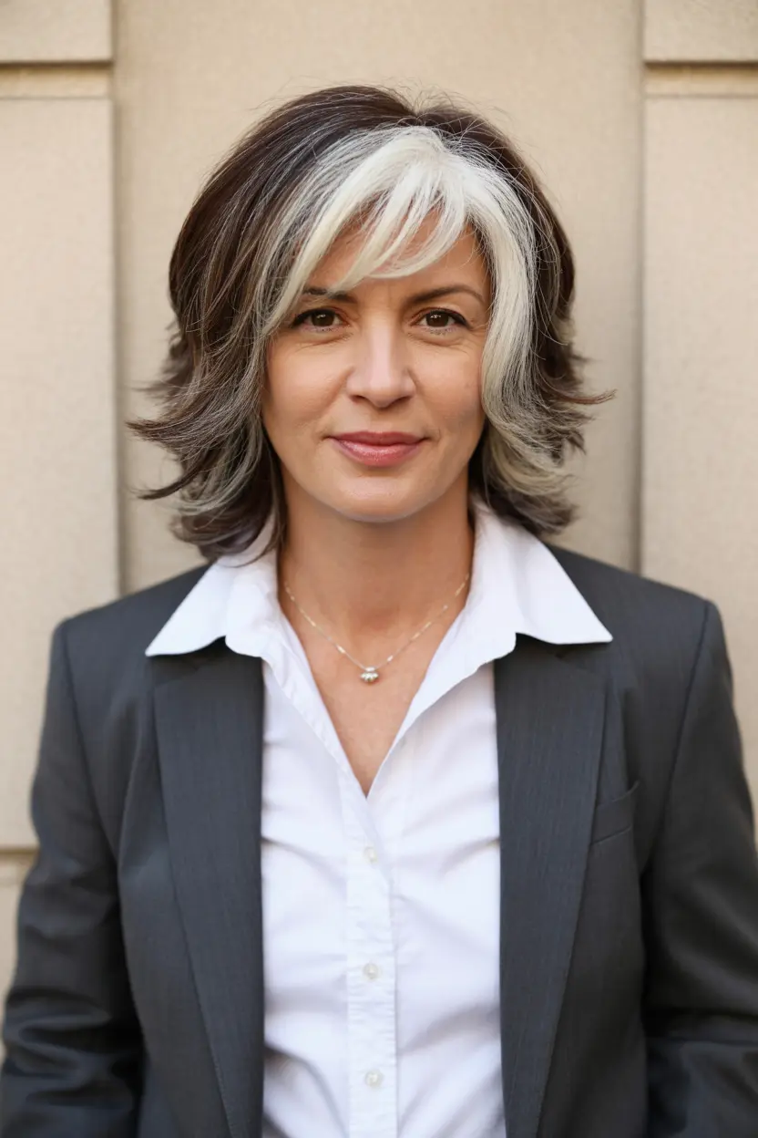 88.layered silver lob