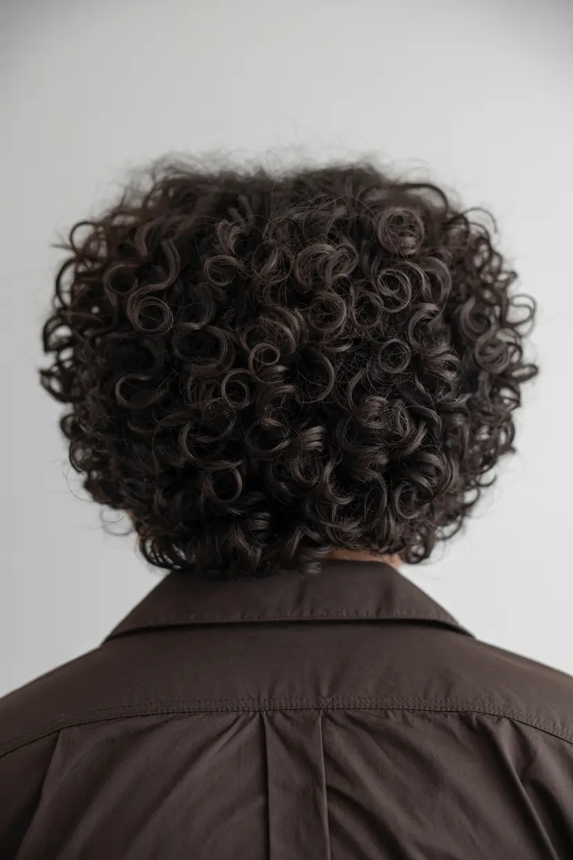 9.voluminous curly afro