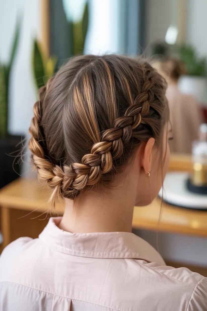 10.braided crown style