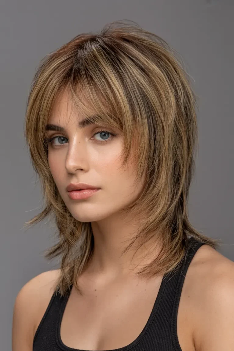 15 Flattering Wolf Cut with Bangs Ideas for Your Next Cut
