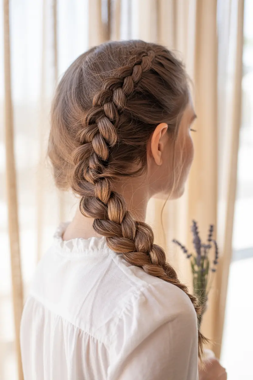 2.side fishtail braid