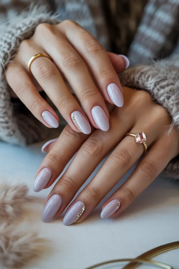 3. Matte Almond Nail Design