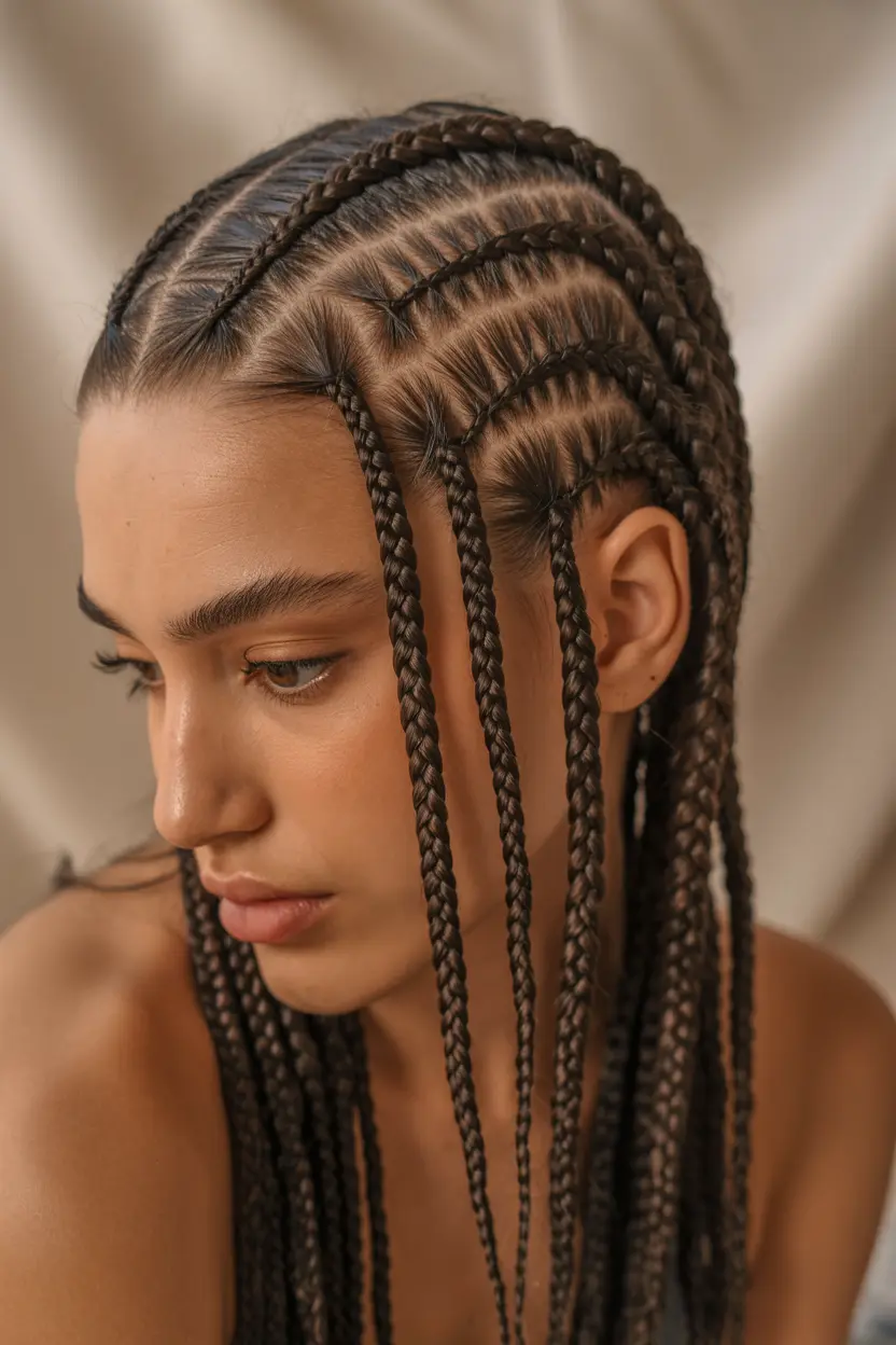 5.micro stitch braids