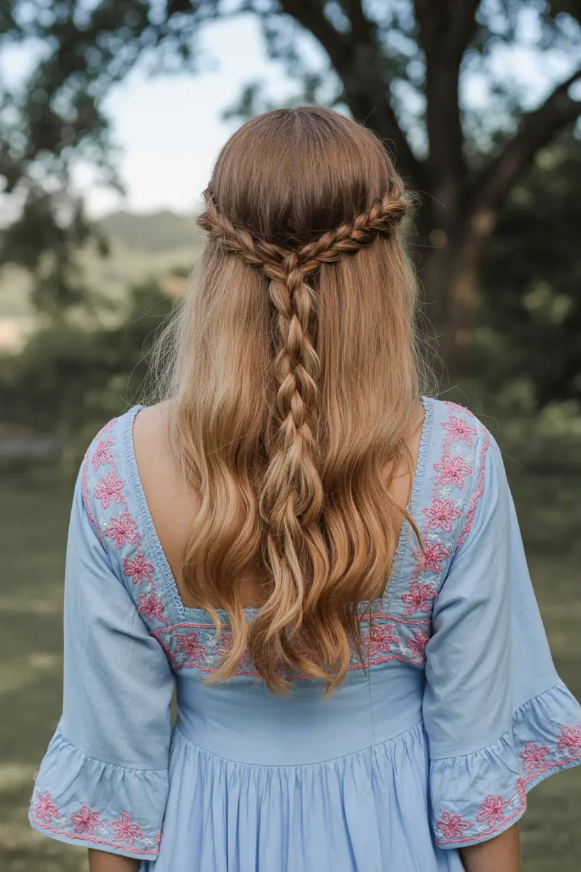 8.loose bohemian hair