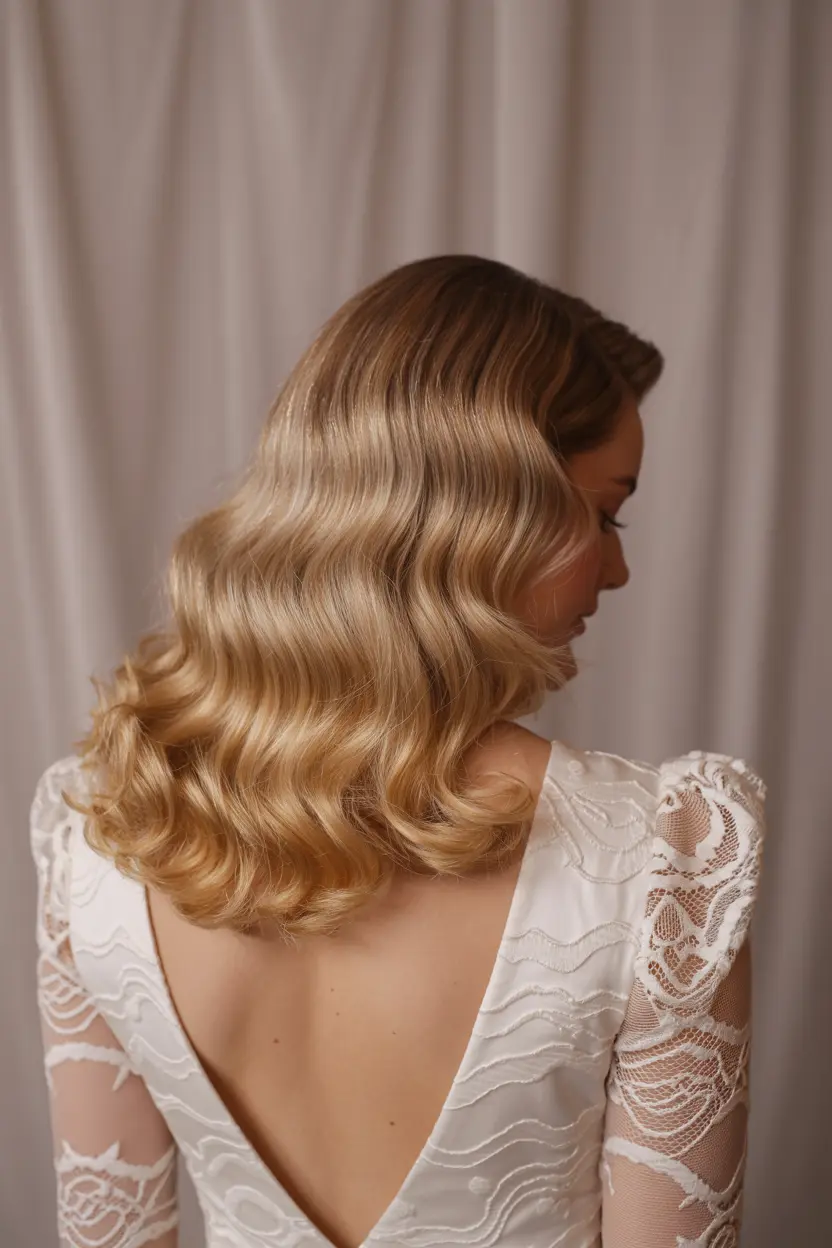 9.vintage finger waves